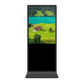 Office Free Floor Standing 55 Inch Digital Signage Display Dengan Capacitive Touch Hd I5