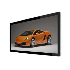 Wall Mounted Digital Lcd Advertising Player 23.6 Inch Non Touch Untuk Pintu Masuk Bank