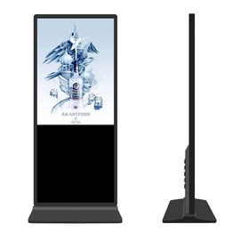43 Inch Floor Standing Digital Signage Display Untuk Pusat Pameran