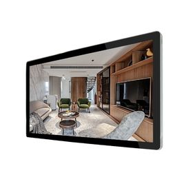 Wall Mount 43 Inch LCD TFT Touch Screen Kios Interaktif HD LCD Advertising Player Untuk Mall