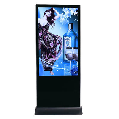 Layar Sentuh Totem 32G 65 &quot;Floor Standing Advertising Display Digital Signage