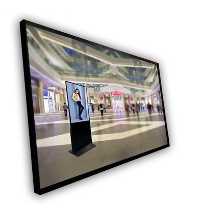 LCD Advertising Wall Mount Layar Sentuh Digital Signage 49 Inch 4k