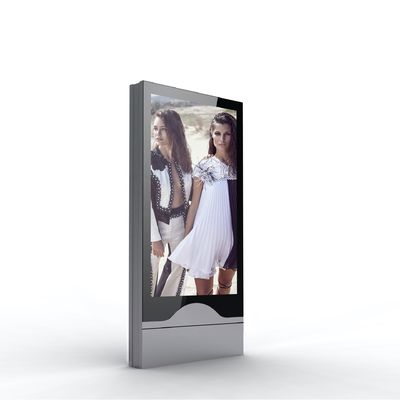 86 Inch Floor Stand Atau Mounted Aluminium Indoor Digital Signage Media Player Display