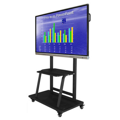 Pendidikan Smart Digital Interactive Whiteboard 65 Inch Electronic Portable