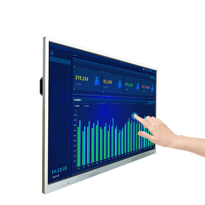 Wall Mounted Electronic Digital Smart Board 2160P Dapat Disentuh Untuk Pengajaran