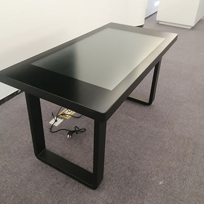 Digital Signage Standing Table Monitor Layar Sentuh Kapasitif Interaktif 24V