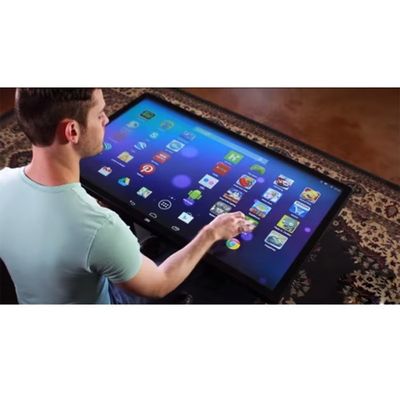 Sistem Operasi Android 5mm Tempered Glass Interactive Lcd Display Dengan Video Game