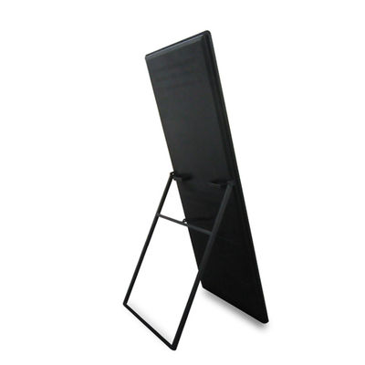 49 Inch Freestanding Digital Menampilkan Bingkai Aluminium Dengan Permukaan Kaca Tempered