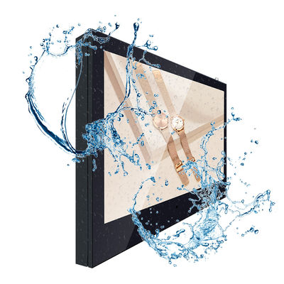 4K FHD IP65 Waterproof Wall Mounted LCD Digital Signage Dengan Sentuhan Kapasitif