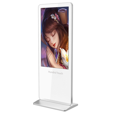 Poster Digital Iklan Android 32 Inch Berdiri Bebas Dengan Sentuhan Inframerah USB Plug And Play