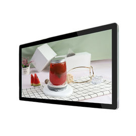 Jaringan Wifi 32 Inch Wall Mounted Digital Signage / Hd 1080p Advertising Lcd Player