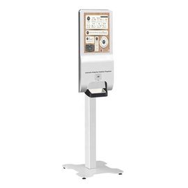 Dispenser Pembersih Tangan Standing Video Komersial Menampilkan Digital Signage