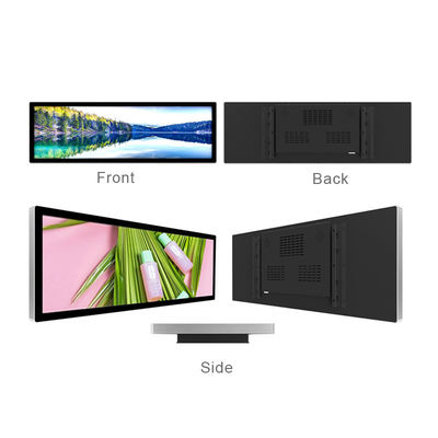 43.9 &quot;Bentang Layar LCD Digital Display Untuk Tampilan Iklan Dalam Ruangan