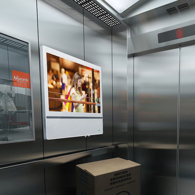 RJ45 Advertising Lobby Hotel Digital Signage 480P 720P 1080P Wall Mounted Display