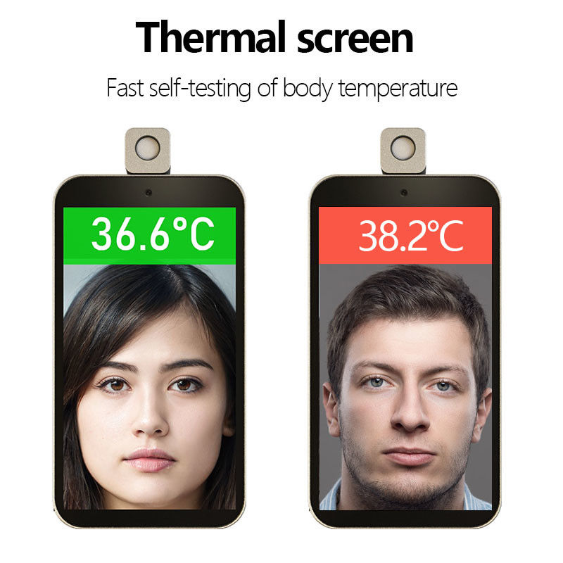 2.5W HD Ai Infrared Thermometer Dengan Pengenalan Wajah Tahan Debu